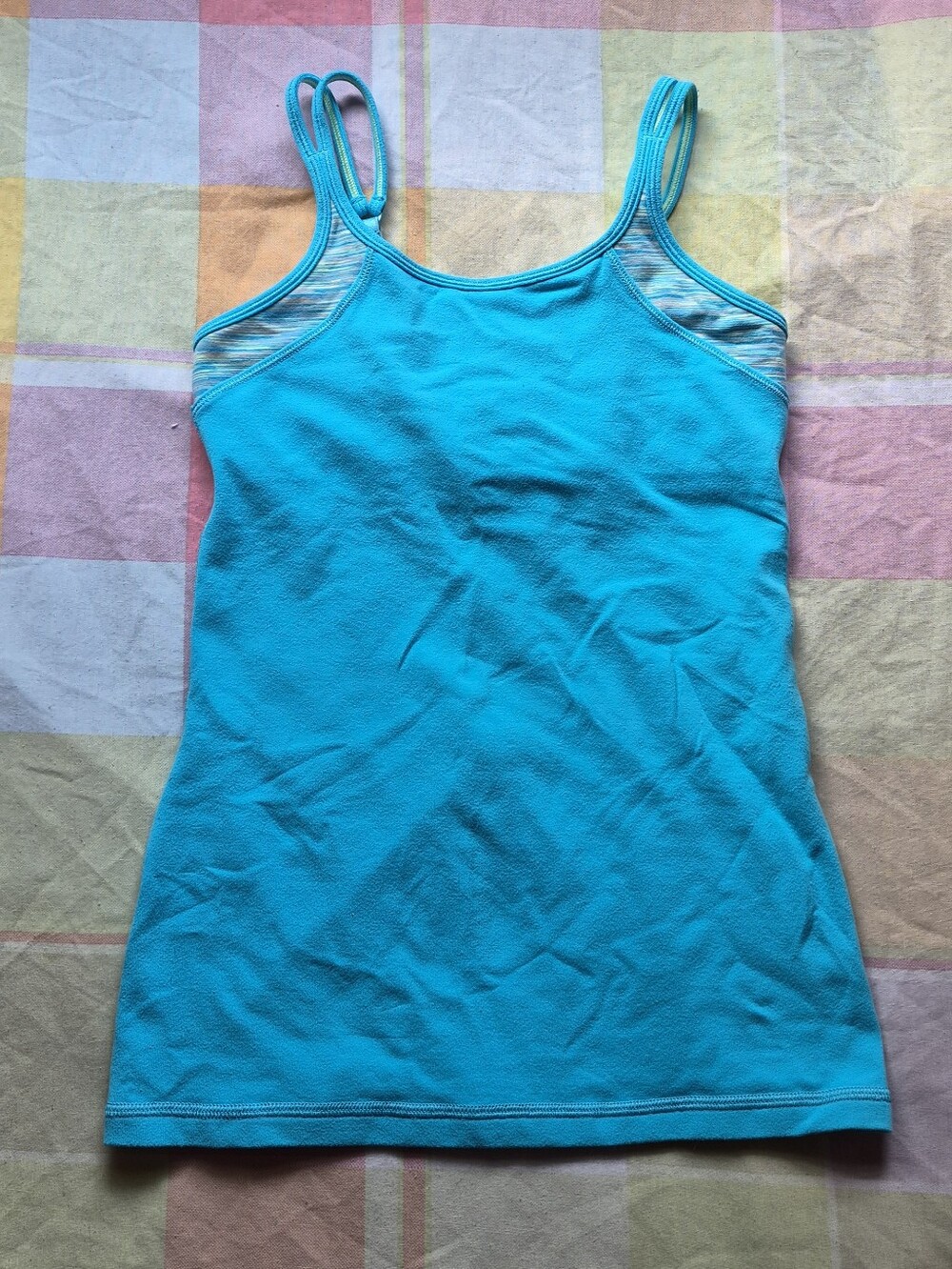Ivivva Turquoise Double-Strap Tank Top
